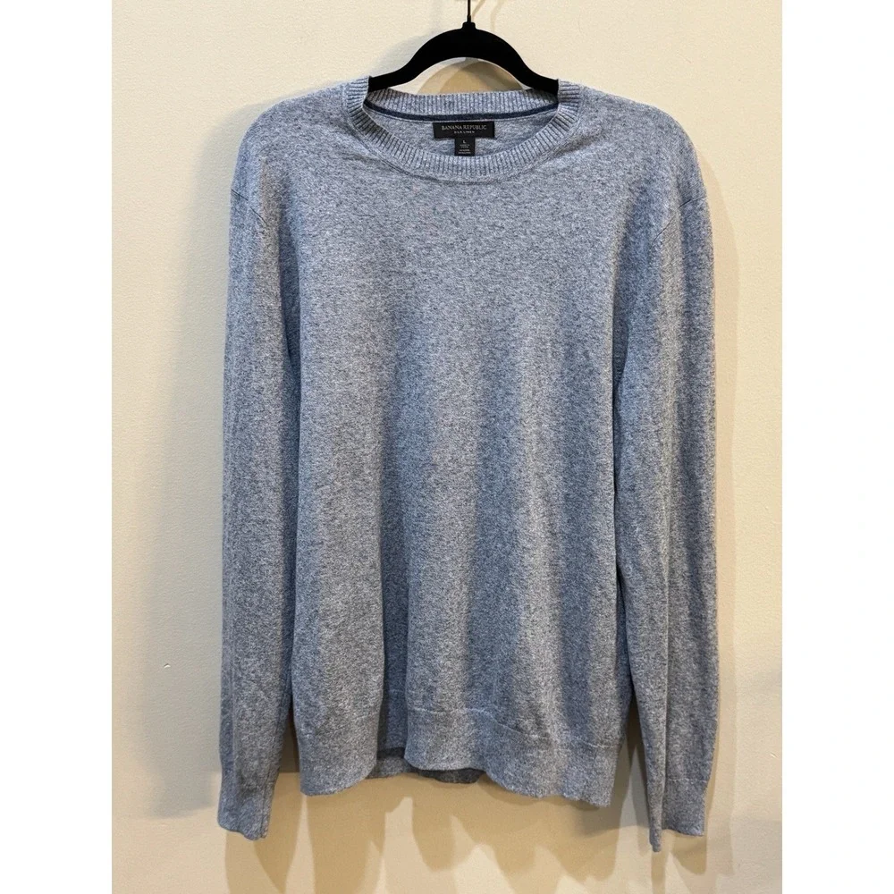 Banana Republic Men's Silk Linen Blend Crewneck‎ Sweater Size Large